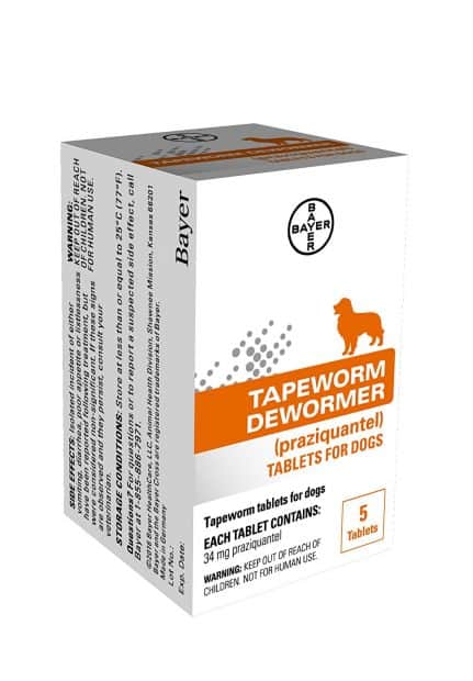 Bayer Tapeworm Dewormer for Dogs