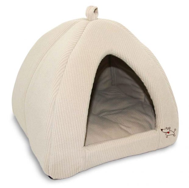 Best Pet Supplies Corduroy Tent Bed for Pets,