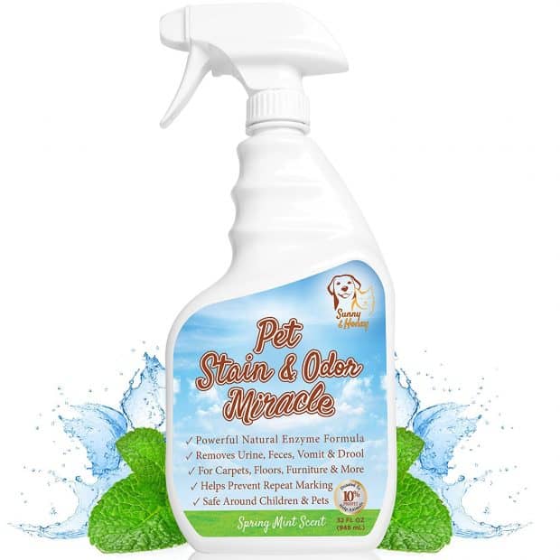 sunnyandhoney Pet Stain & Odor Remover, Enzyme Cleaner