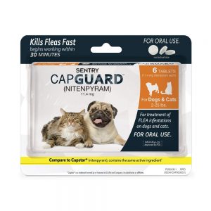SENTRY Capguard (nitenpyram) Oral Dog Flea Control Medication