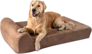 Big Barker 7” Orthopedic Dog Bed, Headrest Edition